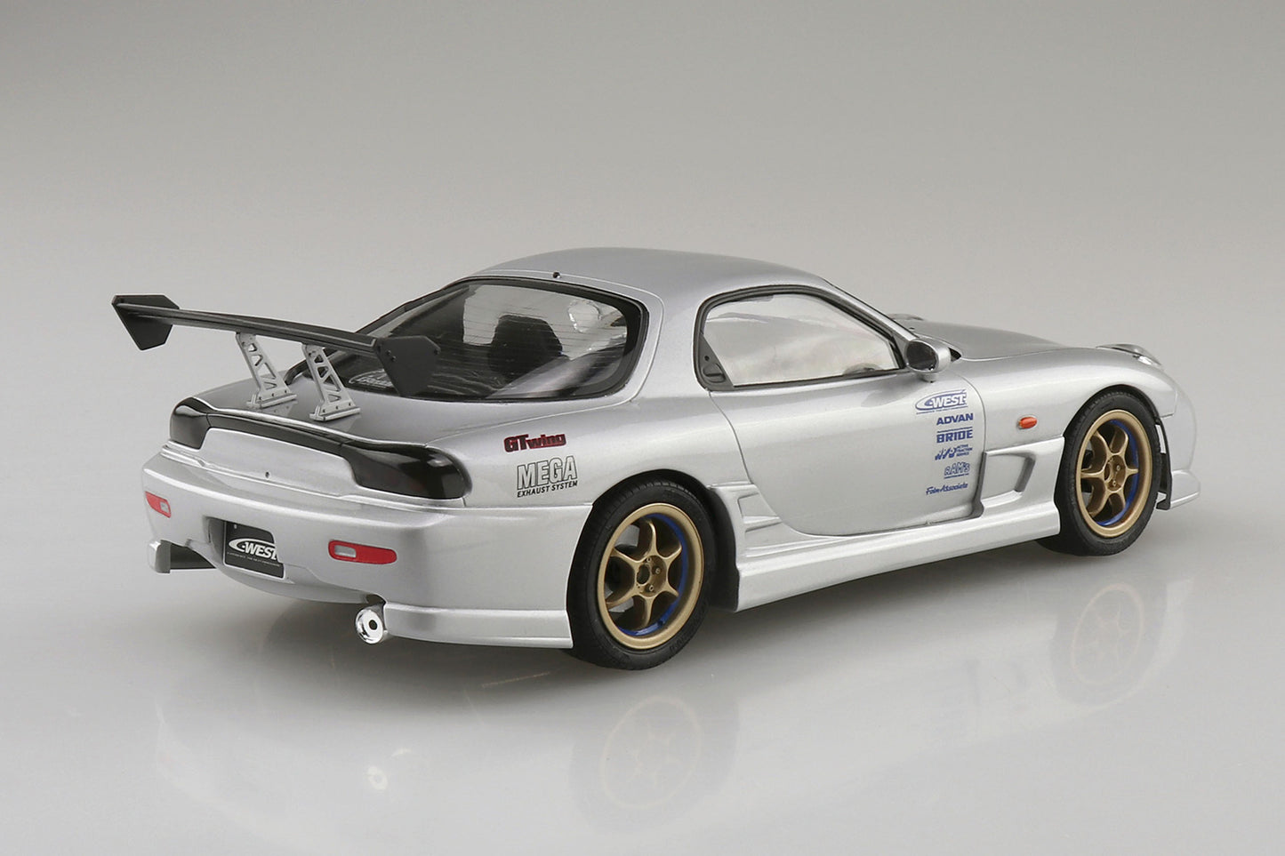 AOSHIMA MODEL CAR No.69 C-WEST FD3S RX-7 '99 (MAZDA) 1:24 Model Kit