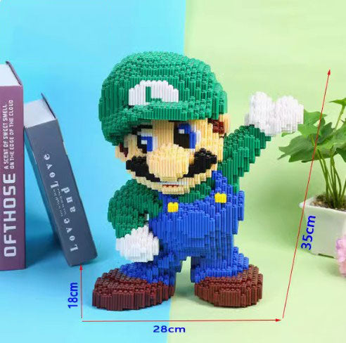 BUILDING BLOCKS BRICKS MARIO BB070 35 X 28 X 18 CM 8498 PIECE