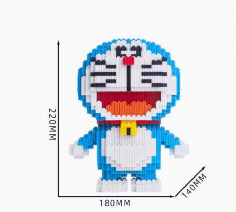 BUILDING BLOCKS BRICKS DORAEMON BB072 22 X 18 X 14 CM 3998 PIECE