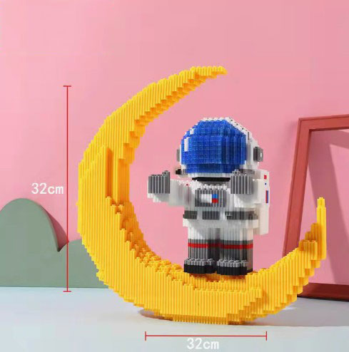 BUILDING BLOCKS BRICKS SPACEMAN BB073 32 X 32 CM 5500 PIECE