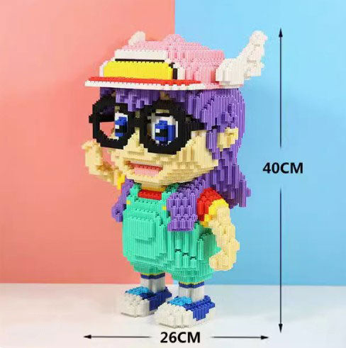 BUILDING BLOCKS BRICKS DR SLUMP ARALE NORIMAKI BB074 40 X 26 CM 7288 PIECE
