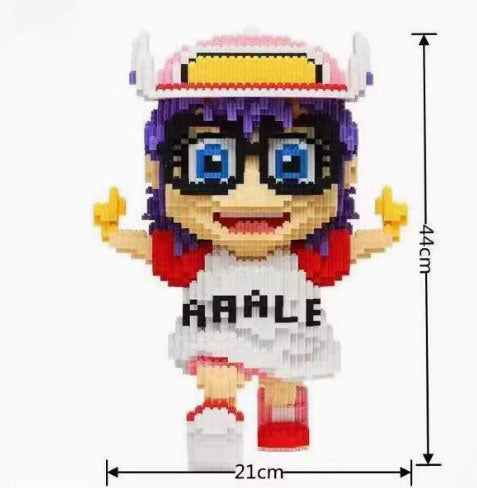 BUILDING BLOCKS BRICKS DR SLUMP ARALE NORIMAKI BB075 44 X 21 CM 8662 PIECE