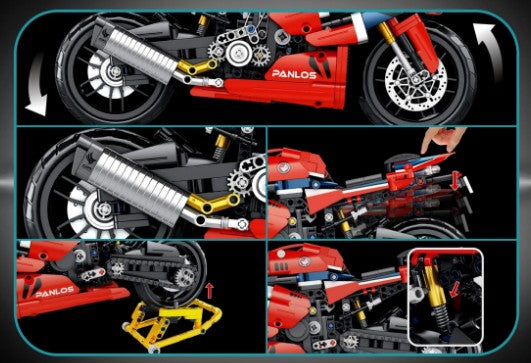 BUILDING BLOCKS BRICKS MOTORCYCLE HONDA CBR1000RR BB085 34 X 20 CM 1017 PIECE