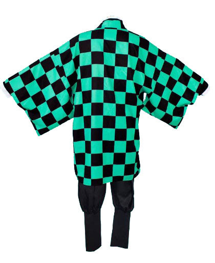 Cosplay Demon Slayer Tanjiro Kamado Costume Set S-XXL Unisex Adult