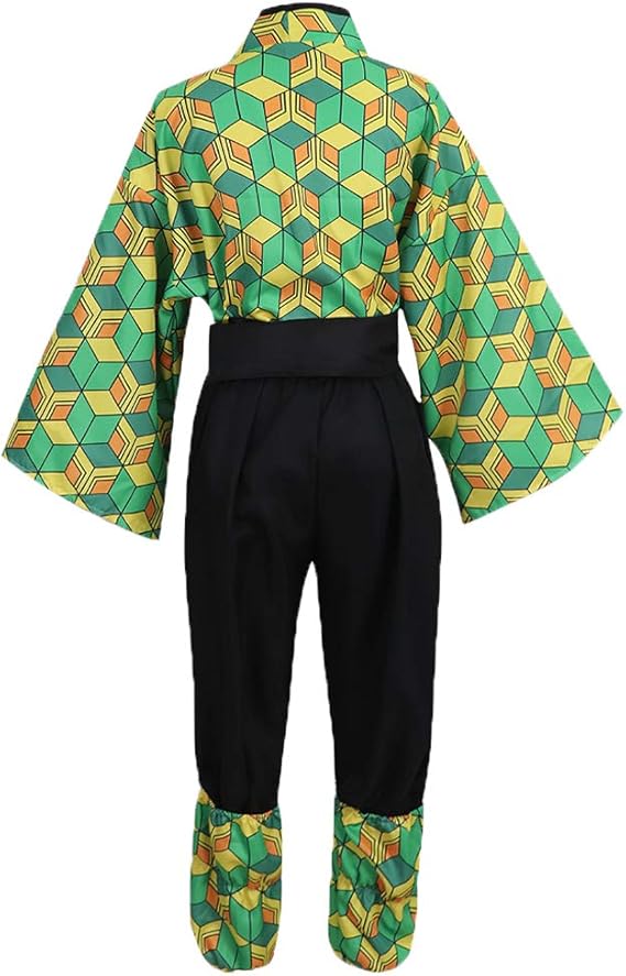 Cosplay Demon Slayer Sabito Kimono Costume Set S-XXL Adult