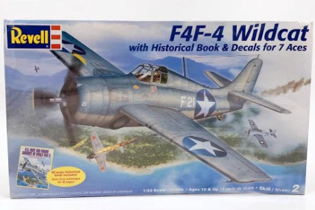 Collectable Revell F4F-4 Wildcat Aircraft 1:32 Model Kit