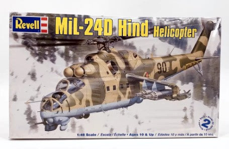 Collectable Revell Mil Mi-24D Hind Helicopter Model Kit
