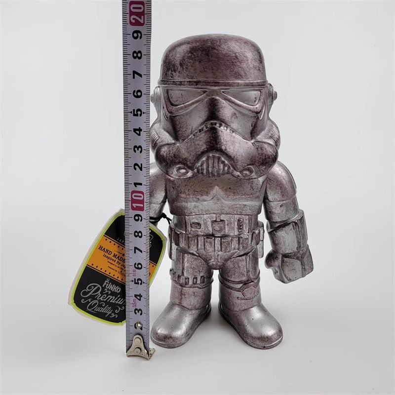 FUNKO HIKARI STARWARS STORM TROOPER RUSTY SILVER METALLIC 8" FIGURE LIMITED 750