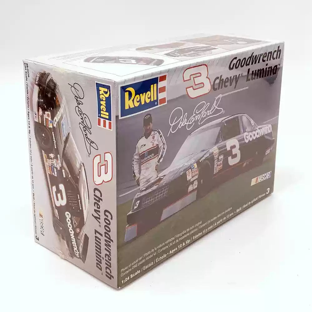 Collectable Revell 3 Dale Earnhardt Goodwrench Chevy Lumina 1:24 Model Car Kit