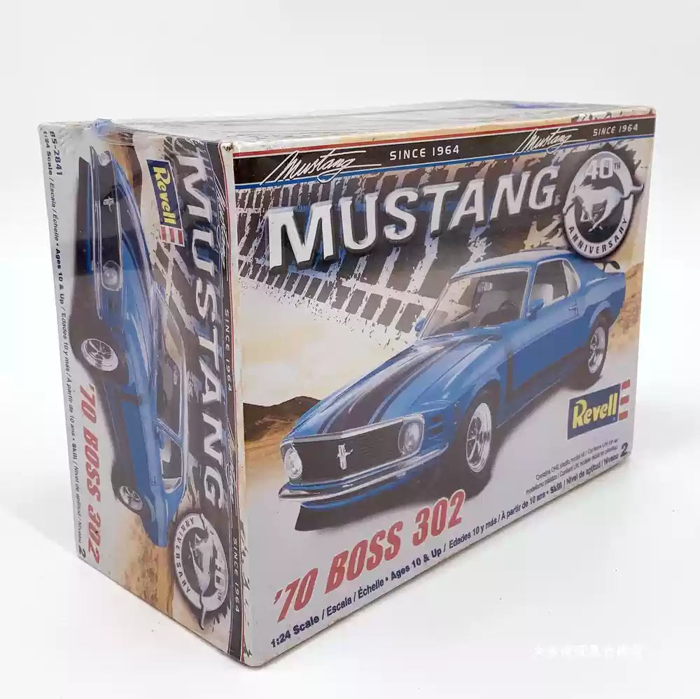 Collectable Revell 40th Anniversary '70 Boss Mustang 302 1:24 Model Car Kit