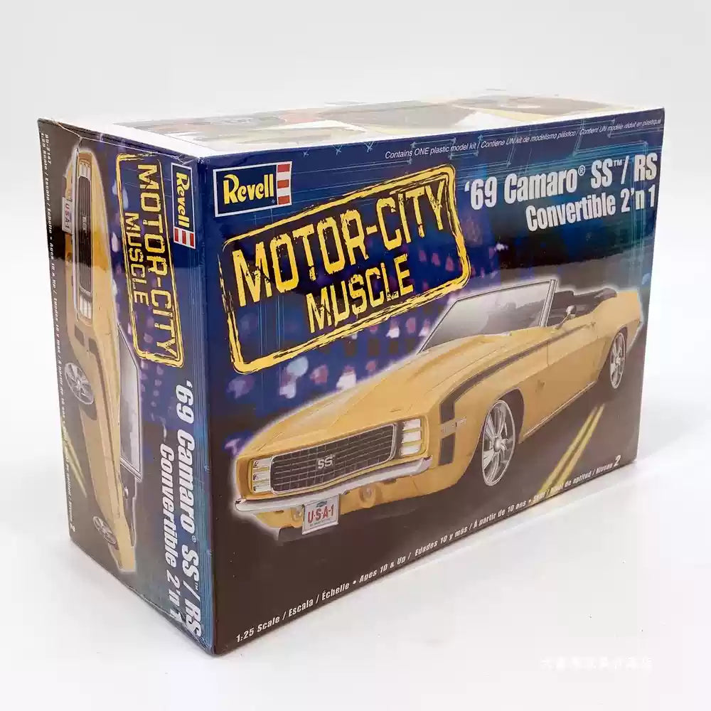 Collectable Revell '69 Camaro SS/RS Convertible 2'n1 1:25 Model Car Kit