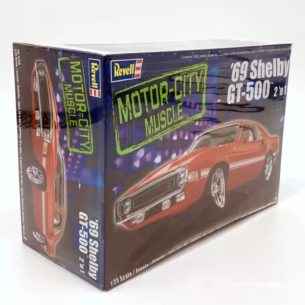 Collectable Revell '69 Shelby GT-500 2'n1 1:25 Model Car Kit