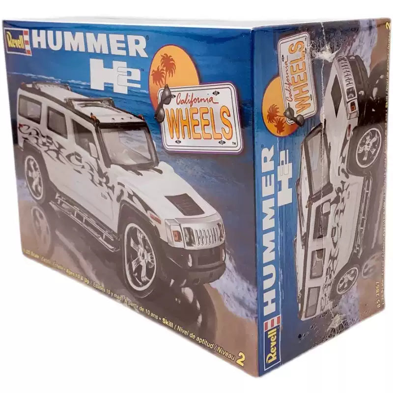 Collectable Revell Hummer H2 California Wheels 1:25 Model Car Kit