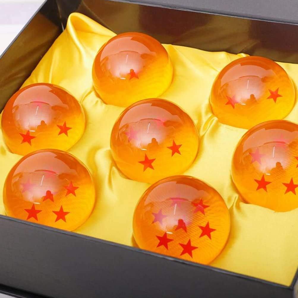 Dragon Ball 7 Stars Dragon Balls PVCF019 PVC 3.5 cm Yellow 7 pcs Box Sets