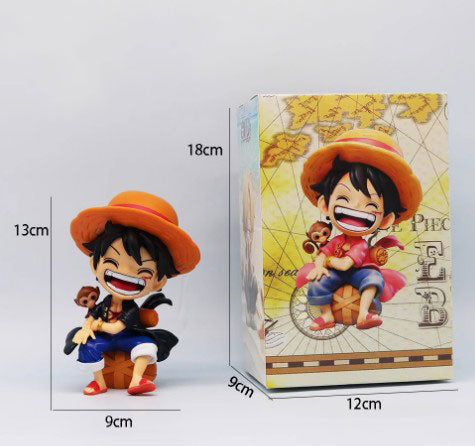 One Piece Monkey D. Luffy PVCF203 PVC Figure 13 cm Black