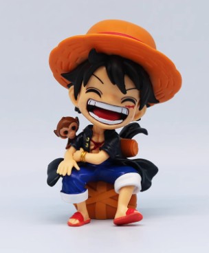 One Piece Monkey D. Luffy PVCF203 PVC Figure 13 cm Black