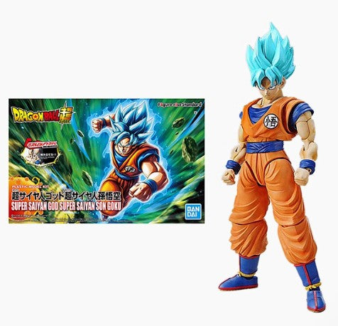 Dragon Ball Super Super Saiyan God Son Goku PVCF223H Model Building Kits Action Figure 17 cm Free Stand