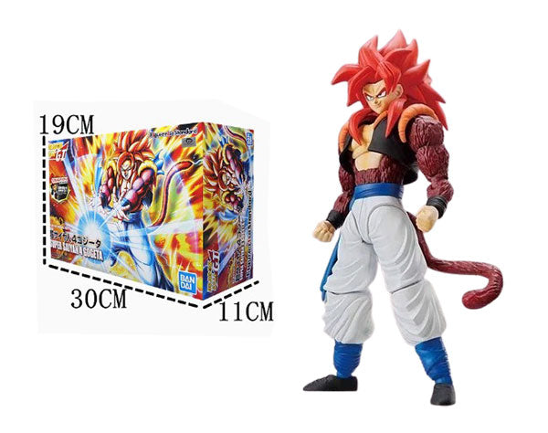 Dragon Ball GT Super Saiyan 4 Gogeta PVCF223K Model Building Kits Action Figure 17 cm Free Stand