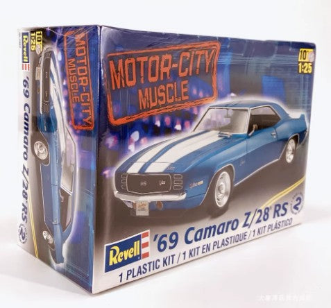 Collectable Revell '69 Camaro Z/28' RS 1:25 Model Car Kit