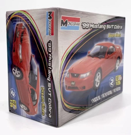 Collectable Monogram Dream Rides '99 Mustang SVT Cobra 1:25 Model Car Kit