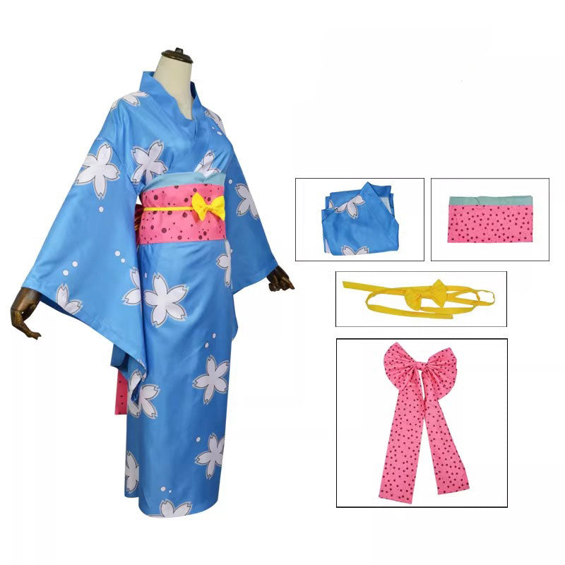 Cosplay One Piece Nami Kimono Costume Set S-2XL Adult