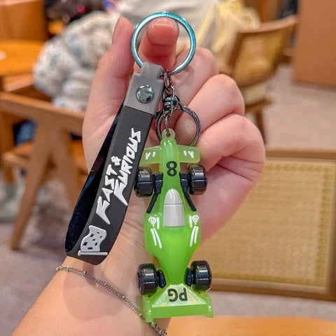 3D Formula 1 Racing Car Keychain Gifts 4 Colours