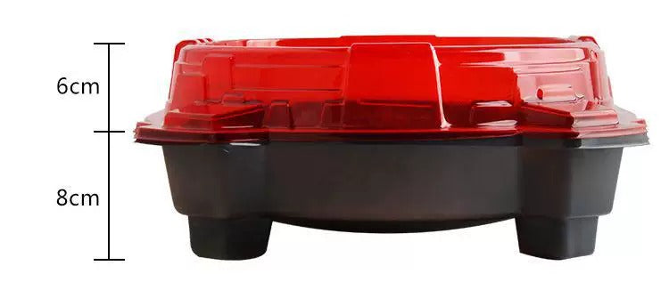 Spinning Top Battles Arena Stadium Platform 44x35x8 cm Red