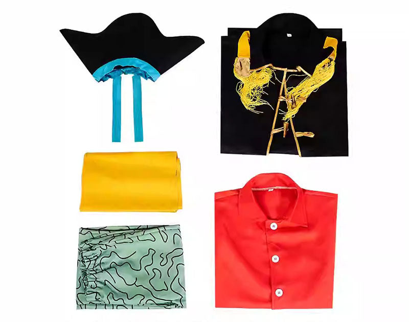 Cosplay One Piece Marshall D. Teach Blackbeard Costume Set XS-3XL Adult