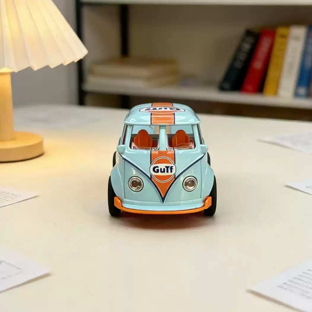 Collectables Diecast Gulf Racing Volkswagen T1 Bus & Sport Car Set