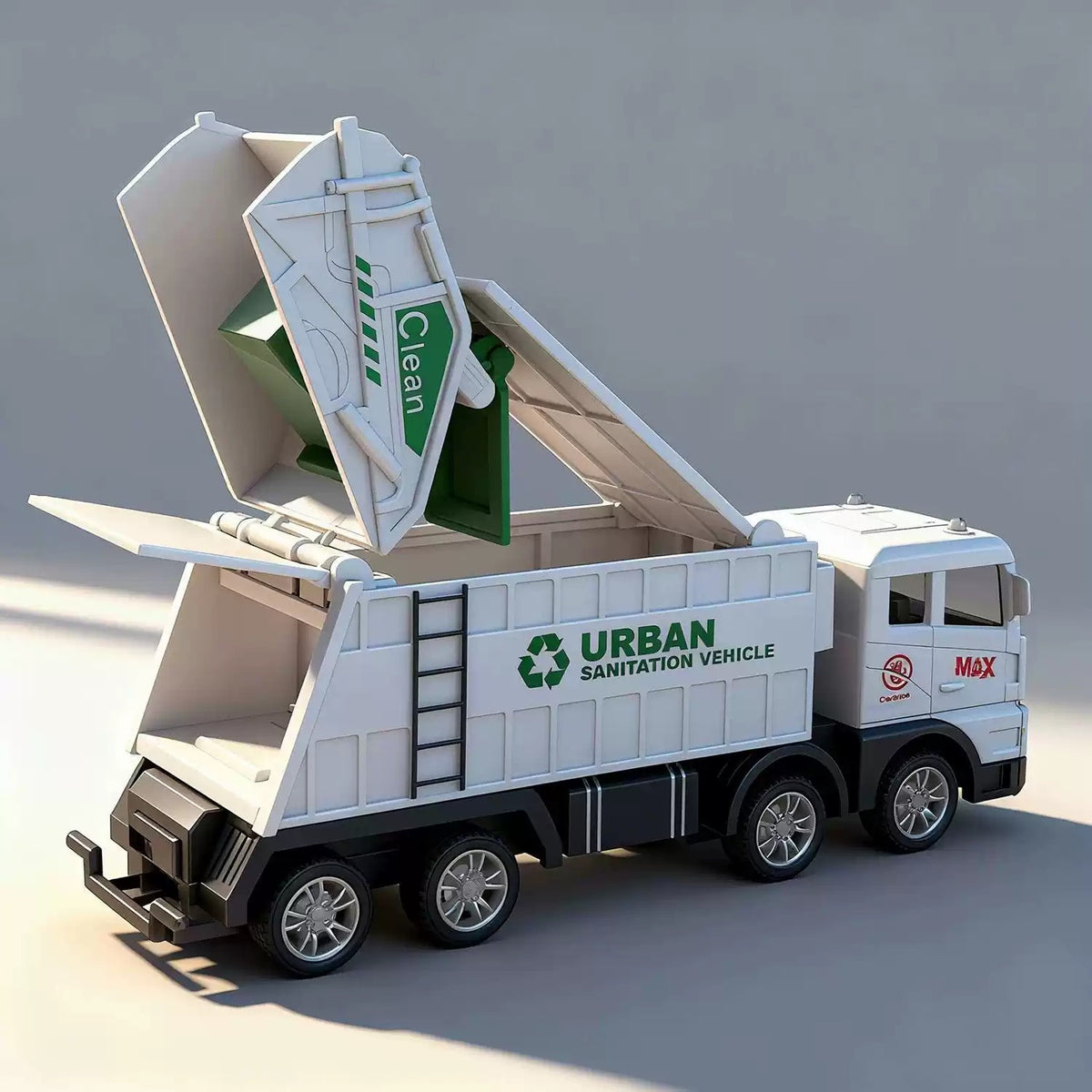 Collectables Urban Sanitation Vehicle Garbage Truck Set