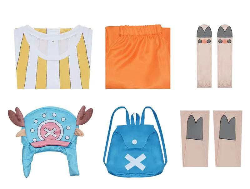 Cosplay One Piece Tony Tony Chopper Costume Set XS-3XL Adult