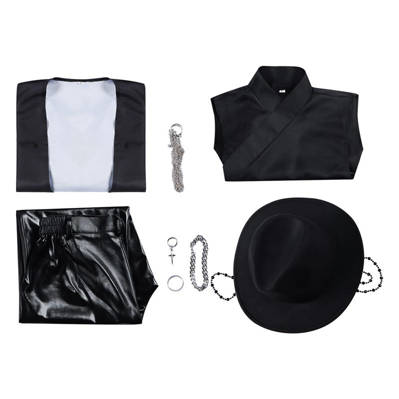 Cosplay K-Pop Demon Hunters Saja Boys Jinu Costume Set S-3XL Unisex Adult & Kids