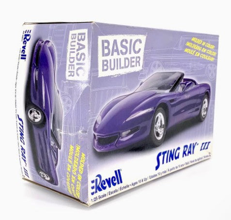 Collectable Revell Sting Ray III 1:25 Model Car Kit