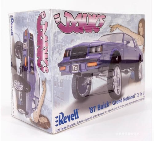 Collectable Revell Donk '87 Buick Grand National 2'n1 1:24 Model Car Kit