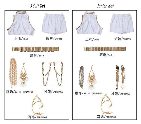 Cosplay K-Pop Demon Hunters Rumi Costume Set S-3XL Unisex Adult & Kids