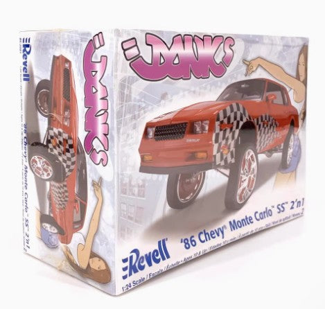 Collectable Revell Donk '86 Chevy Monte Carlo SS 2'n1 1:24 Model Car Kit