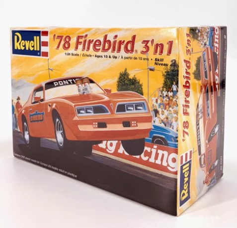 Collectable Revell '78 Firebird 3'n1 1:24 Model Car Kit