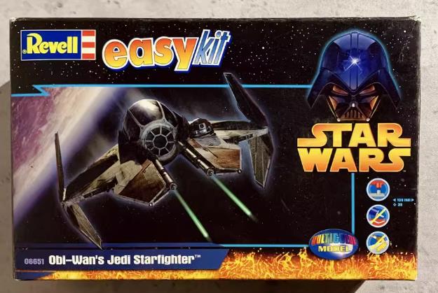 COLLECTABLE REVELL 06651 OBI-WAN'S JEDI STAR FIGHTER 1:30 EASY KIT