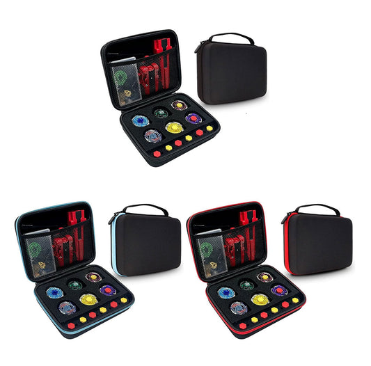 Spinning Battles Top Portable Storage Carry Case 21 x 17x 8 cm 3 Colours
