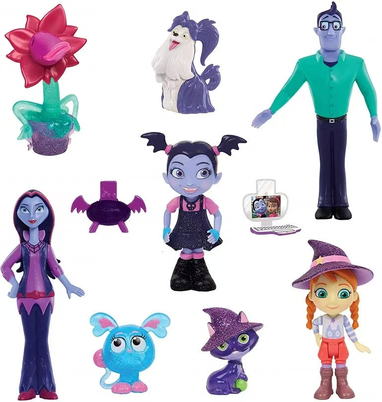 BULLYLAND VAMPIRINA FANGTASTIC FRIENDS FIGURE SET (10 PCS)