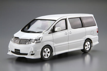 AOSHIMA MODEL CAR No.113 TOYOTA NH10W ALPHARD G/V MS/AS '05 1:24 Model Kit