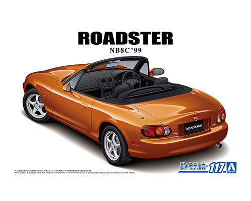 AOSHIMA MODEL CAR No.117 MAZDA NB8C ROADSTER RS '99 1:24 Model Kit
