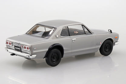 AOSHIMA SNAP KIT No.9-A NISSAN SKYLINE 2000GT-R(SILVER) 1:32 Model Kit