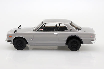 AOSHIMA SNAP KIT No.9-A NISSAN SKYLINE 2000GT-R(SILVER) 1:32 Model Kit