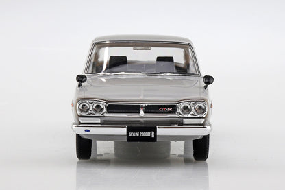 AOSHIMA SNAP KIT No.9-A NISSAN SKYLINE 2000GT-R(SILVER) 1:32 Model Kit