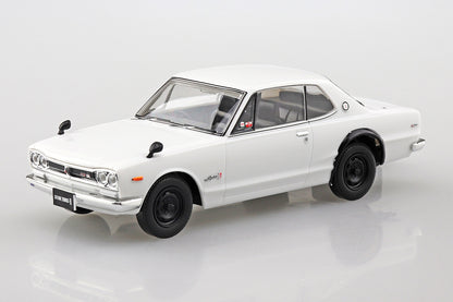 AOSHIMA SNAP KIT No.9-B NISSAN SKYLINE 2000GT-R(WHITE) 1:32 Model Kit