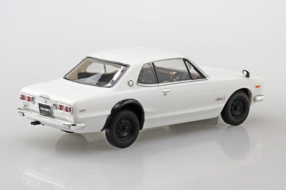 AOSHIMA SNAP KIT No.9-B NISSAN SKYLINE 2000GT-R(WHITE) 1:32 Model Kit