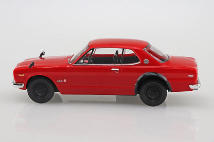 AOSHIMA SNAP KIT No.9-C NISSAN SKYLINE 2000GT-R(RED) 1:32 Model Kit