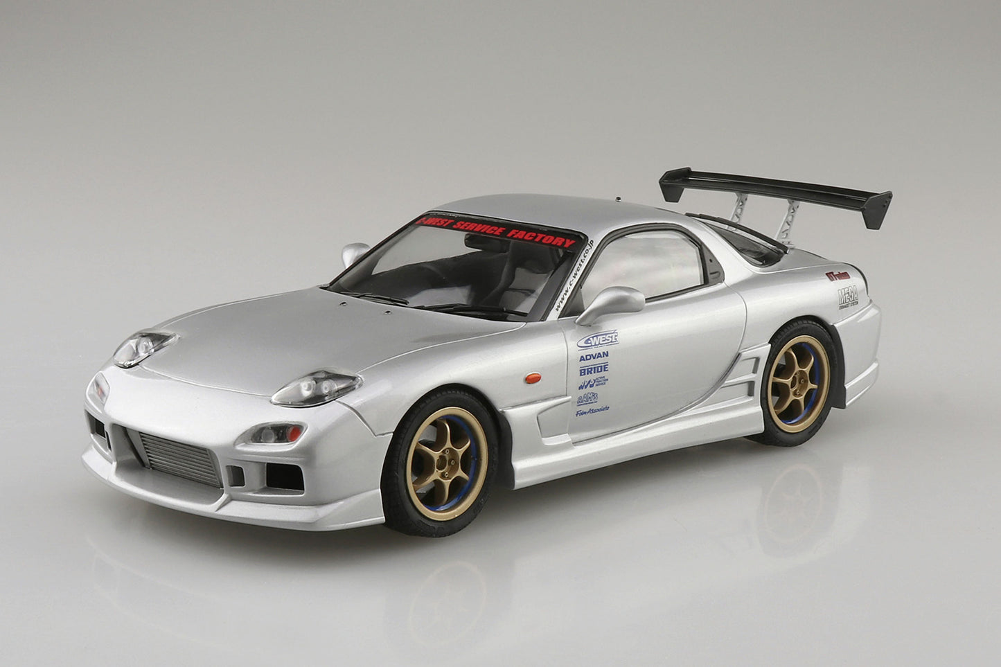 AOSHIMA MODEL CAR No.69 C-WEST FD3S RX-7 '99 (MAZDA) 1:24 Model Kit