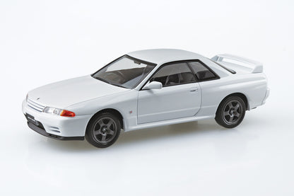 AOSHIMA SNAP KIT No.14-B NISSAN R32 SKYLINE GT-R(CRYSTAL WHITE) 1:32 Model Kit